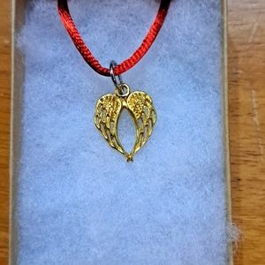 Gold Angel Wings Necklace